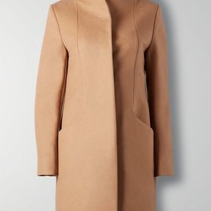 Aritzia Wilfred Cocoon Coat Fairmont Camel